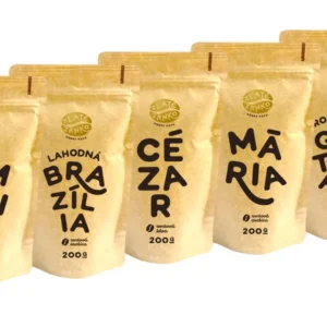 Kaffee Golden Bean - Meet 5 Kaffees für süßen Espresso 1000g (Emilia, Brasilien, Caesar, Maria, Guatemala) ZRNKOVÁ