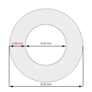 Silikonschlauch 5.x2x100mm