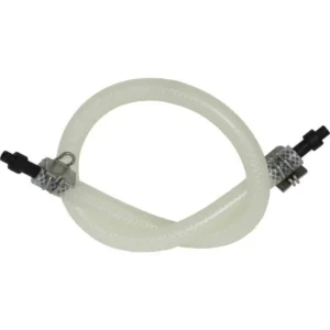 Silikon Gewebe Schlauch 340mm inkl. Verbindern und Dichtungen