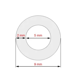 Schlauch Silikon 5x2x315mm
