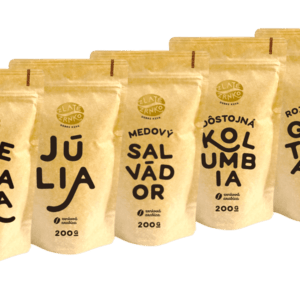 Kaffee Golden Bean - Lernen Sie 5 Kaffeesorten für einen abwechslungsreichen Espresso 1000g kennen (Cleopatra, Julia, El Salvador, Kolumbien, Guatemala) GINS - Mahlen für Mokka - kotogo, Filter, und