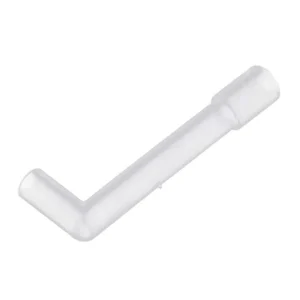 Winkelschlauch vom Ventilöffner zum Flowmeter