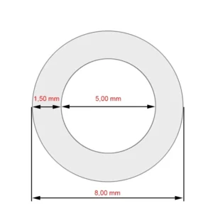 Schlauch 5x8 Meterware für Philips Vollautomat